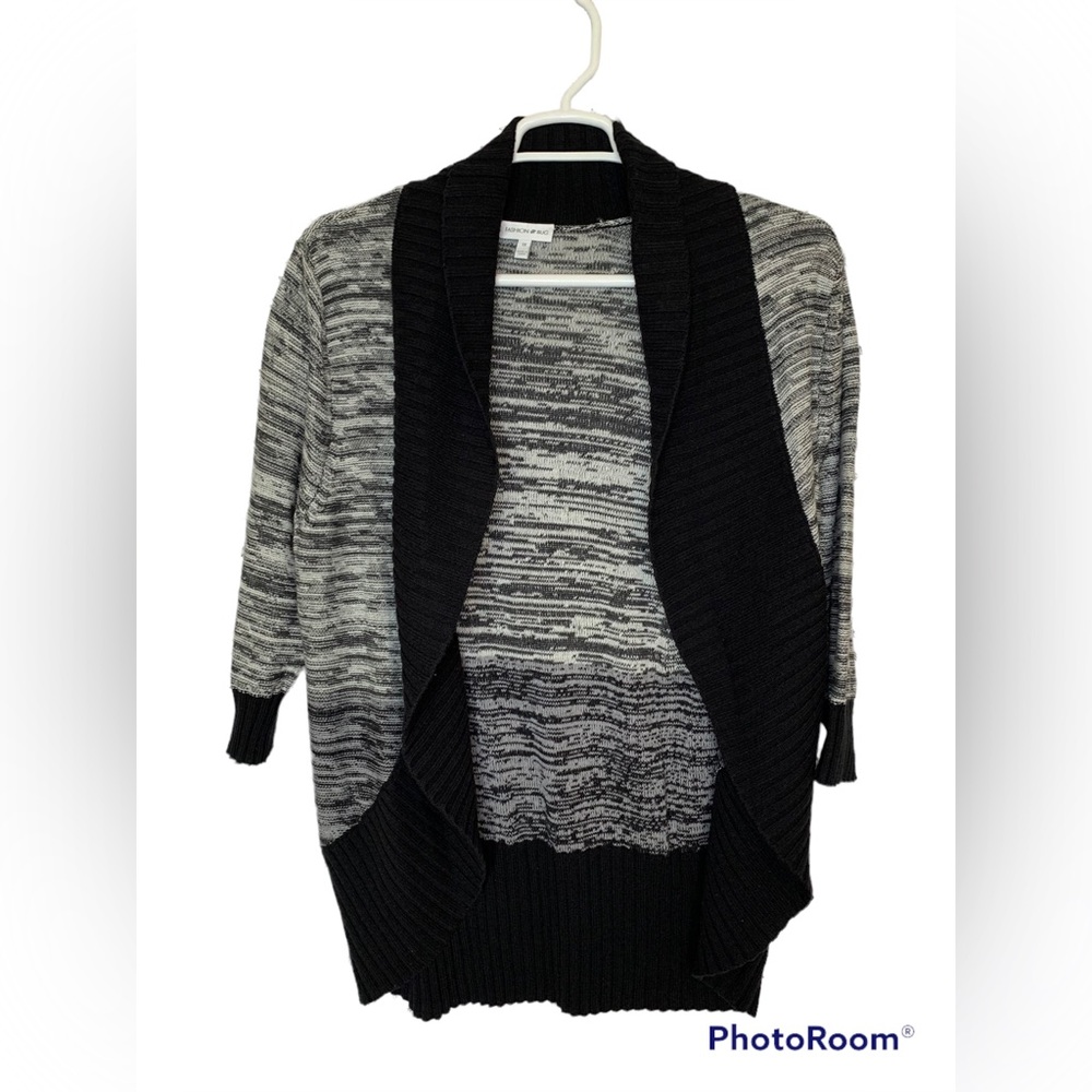 Fashion Bug Women’s 1X Knitted Open Cardigan